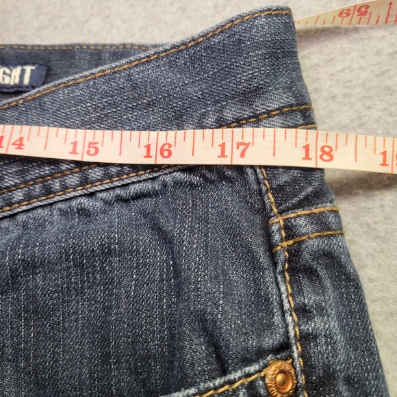 Seven7 Mens Straight Leg Jeans Medium Wash Blue Denim Size 36x32 - Picture 5 of 14